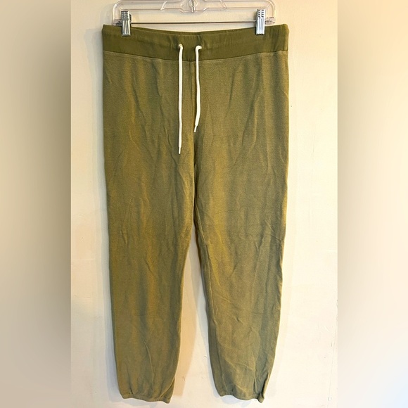 MONROW Women’s Army Green Drawstring Sweatpants Size L - Picture 1 of 4